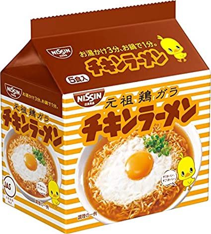 Chicken Ramen 5p / ﾁｷﾝﾗｰﾒﾝ 5食入