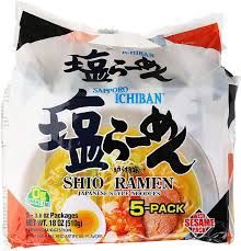 Sapporo Shio Ramen 5p / ｻｯﾎﾟﾛ一番 塩ﾗｰﾒﾝ