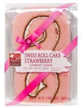 Frozen Swiss Roll Strawberry / ｽｲｽﾛｰﾙ ｽﾄﾛﾍﾞﾘｰ