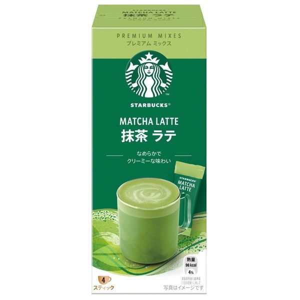 Starbucks Matcha Latte 4P / ｽﾀｰﾊﾞｯｸｽ 抹茶ﾗﾃ 4P