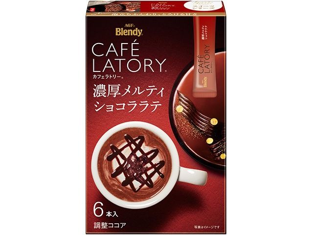 Cafe Latory Choco 6P / ｶﾌｪﾗﾄﾘｰ 濃厚ﾒﾙﾃｨｰｼｮｺﾗﾃ