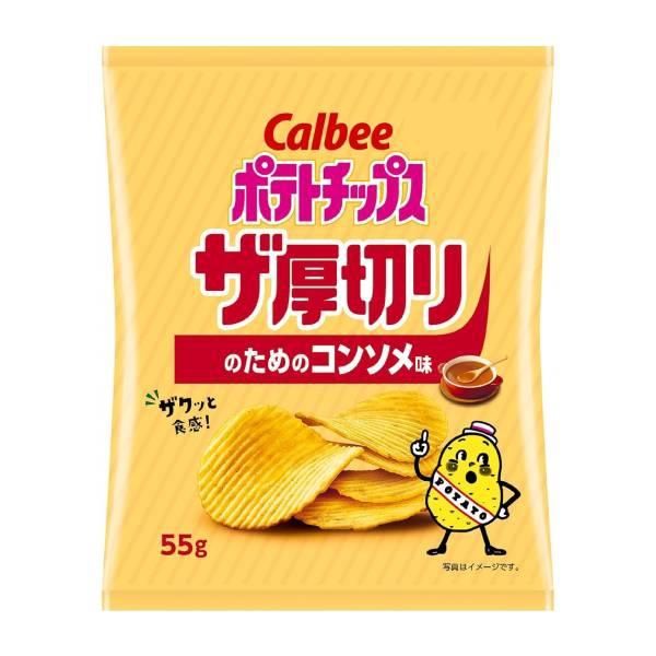 Calbee Thick Consomme / ザ厚切り コンソメ Calbee Thick Consomme / ザ厚切り コンソメ