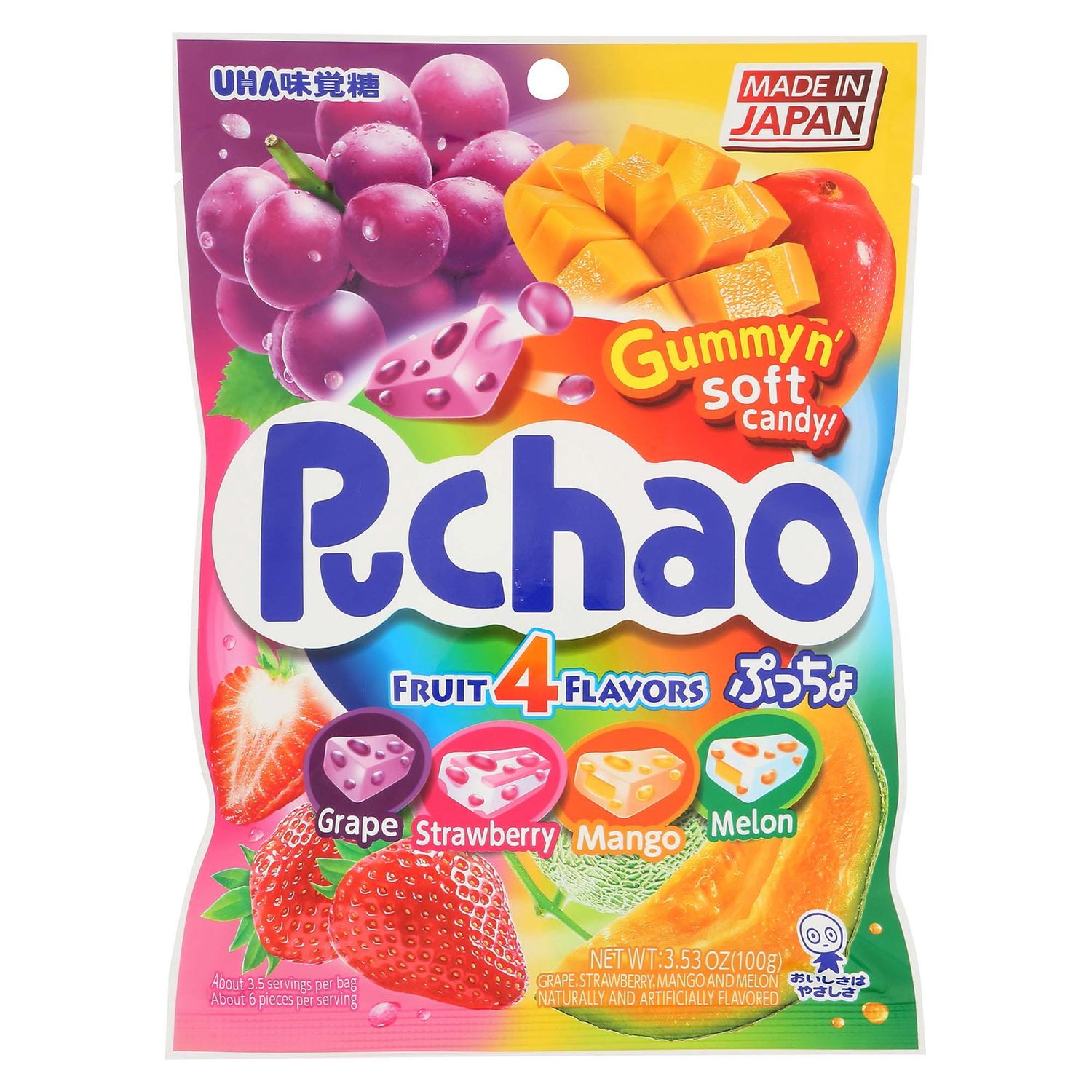 Puchao Fruits 100g / ぷっちょ フルーツ Puchao Fruits 100g / ぷっちょ フルーツ