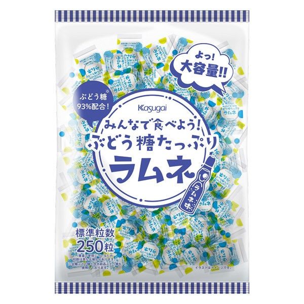 Ramune Big Bag 250p / ぶどう糖たっぷりﾗﾑﾈ