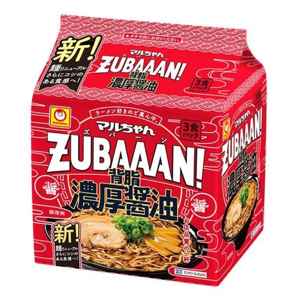 Zubaaan Rich Soy Sauce / ズバーン 濃厚しょう油 3食入り Zubaaan Rich Soy Sauce / ズバーン 濃厚しょう油 3食入り