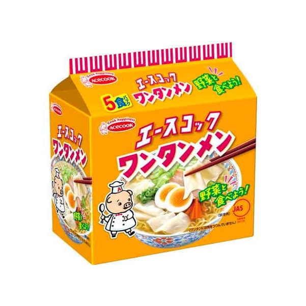 Wantan Noodle 5p / ﾜﾝﾀﾝﾒﾝ 5食入