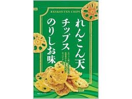 Renkon Ten Chips 70g / れんこん天ﾁｯﾌﾟｽのりしお味