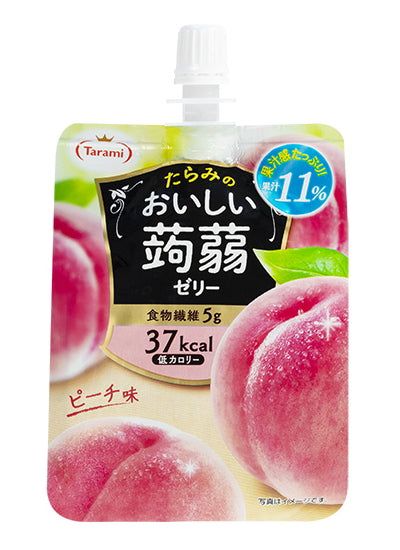 Konnyaku Jelly Peach 150g / おいしい蒟蒻ｾﾞﾘｰﾋﾟｰﾁ
