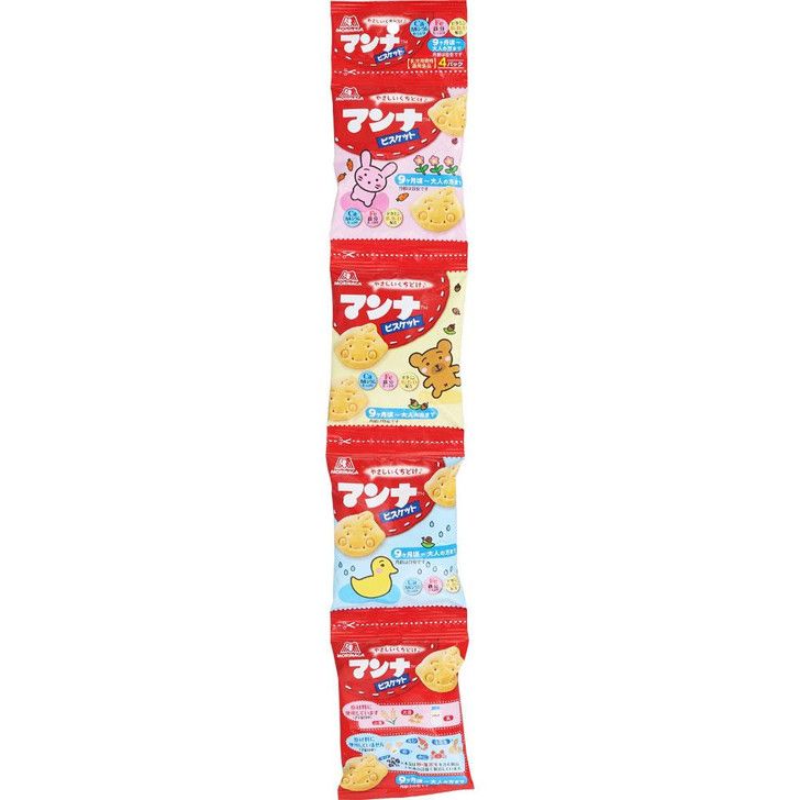 Manna Biscuits 4p Morinaga / マンナビスケット 4連 Manna Biscuits 4p Morinaga / マンナビスケット 4連