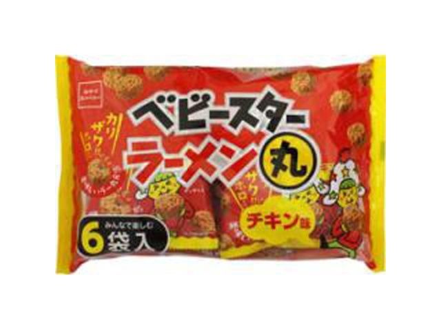 BabyStar RamenMaru Chicken 6P / ベビースターラーメン丸チキン 6袋 BabyStar RamenMaru Chicken 6P / ベビースターラーメン丸チキン 6袋