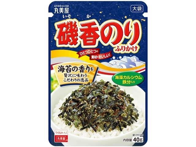 Furikake Seaweed Big Bag / 丸美屋ふりかけ磯香海苔40g Furikake Seaweed Big Bag / 丸美屋ふりかけ磯香海苔40g