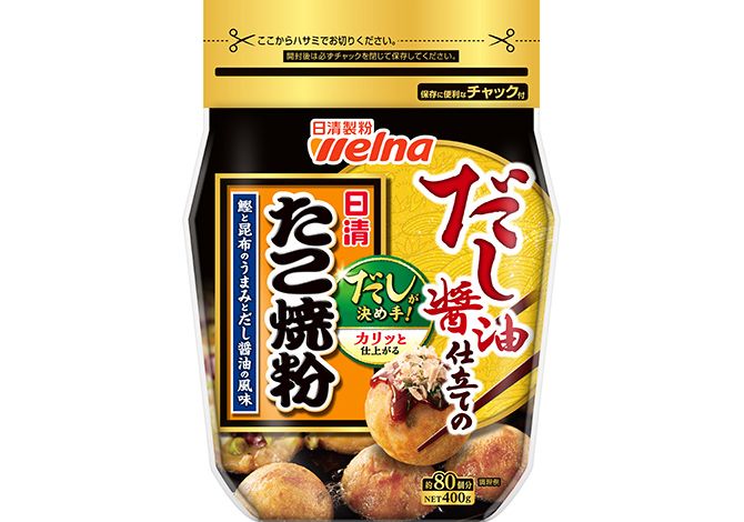 Dashi SoySauce Takoyaki Mix / だし油仕立てのたこ焼き粉400g Dashi SoySauce Takoyaki Mix / だし油仕立てのたこ焼き粉400g
