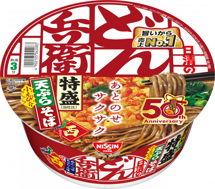 Donbei Tempura Tokumori / どん兵衛 特盛