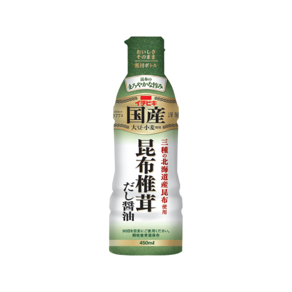 Konbu Shiitake Soy Sauce / 昆布椎茸だし しょう油 450ml