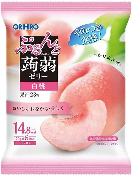 Purun Konnyaku Peach / ぷるんと蒟蒻 白桃 Purun Konnyaku Peach / ぷるんと蒟蒻 白桃