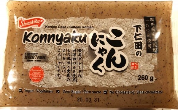 Konnyaku Black / 下仁田こんにゃく黒