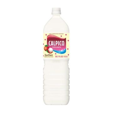 $ Calpico Lychee 1.5L_ / ｶﾙﾋﾟｽｳｫｰﾀｰ ﾗｲﾁ 1.5L