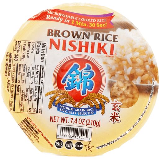 Instant Brown Rice Nishiki 1p / ｲﾝｽﾀﾝﾄ玄米 210g