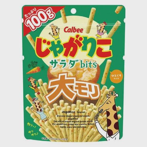 Jagariko Salad Bits Large / じゃがりこBits 大ﾓﾘ