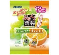 Purun To Konnyaku Jelly ShineMuscat &Orange / ぷるんと蒟蒻ゼリー シャインマスカット&オレンジ Purun To Konnyaku Jelly ShineMuscat &Orange / ぷるんと蒟蒻ゼリー シャインマスカット&オレンジ