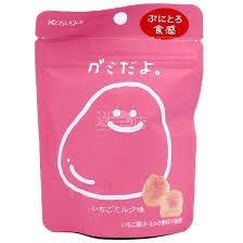 Gummy Dayo Strawberry Milk  / ｸﾞﾐだよ いちごﾐﾙｸ