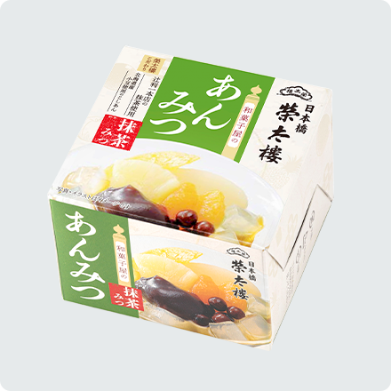 Anmitsu Matcha Mitsu / あんみつ 抹茶みつ