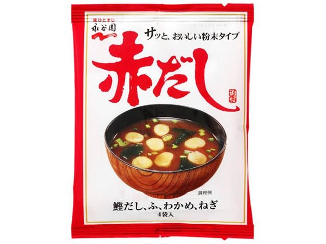 Akadashi Miso Soup 4P /赤だし 4袋入 Akadashi Miso Soup 4P /赤だし 4袋入