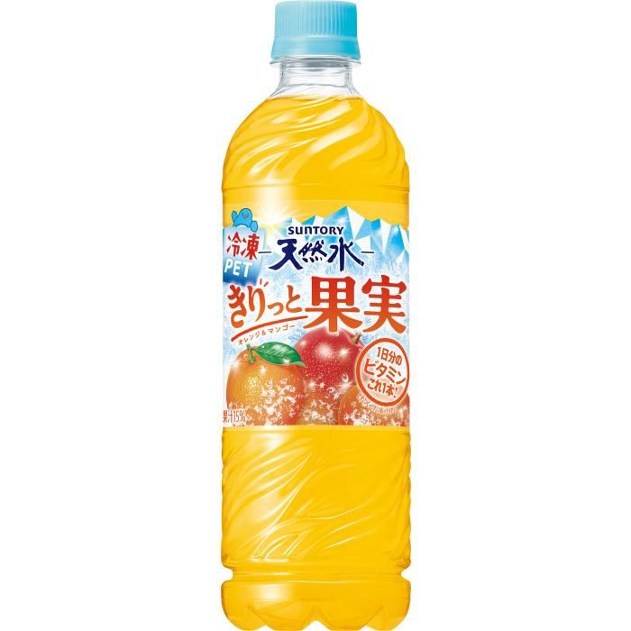 Mineral Water Fruit Orange & Mango 590ml / 天然水 オrネンジ & マンゴー Mineral Water Fruit Orange & Mango 590ml / 天然水 オrネンジ & マンゴー