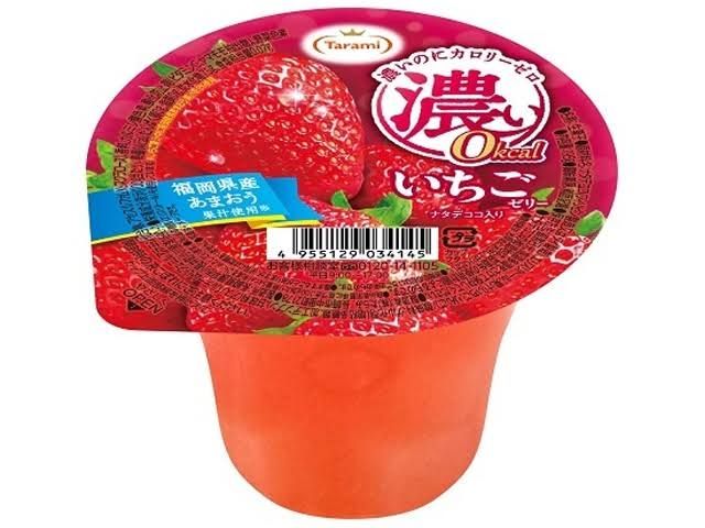 Strawberry Jelly 0kcal / 濃いいちごｾﾞﾘｰ