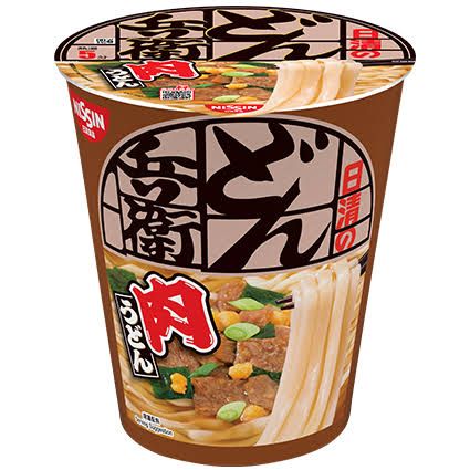 Nissin Donbei Cup Udon Meat Broth 87g / どん兵衛 肉うどん カップ Nissin Donbei Cup Udon Meat Broth 87g / どん兵衛 肉うどん カップ