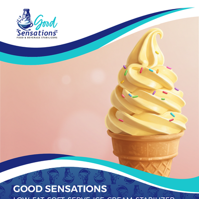 Low Fat Soft Serve Ice Cream Stabilizers