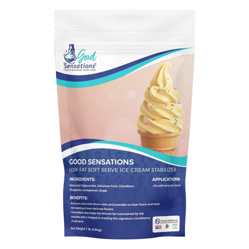 Low Fat Soft Serve Ice Cream Stabilizers