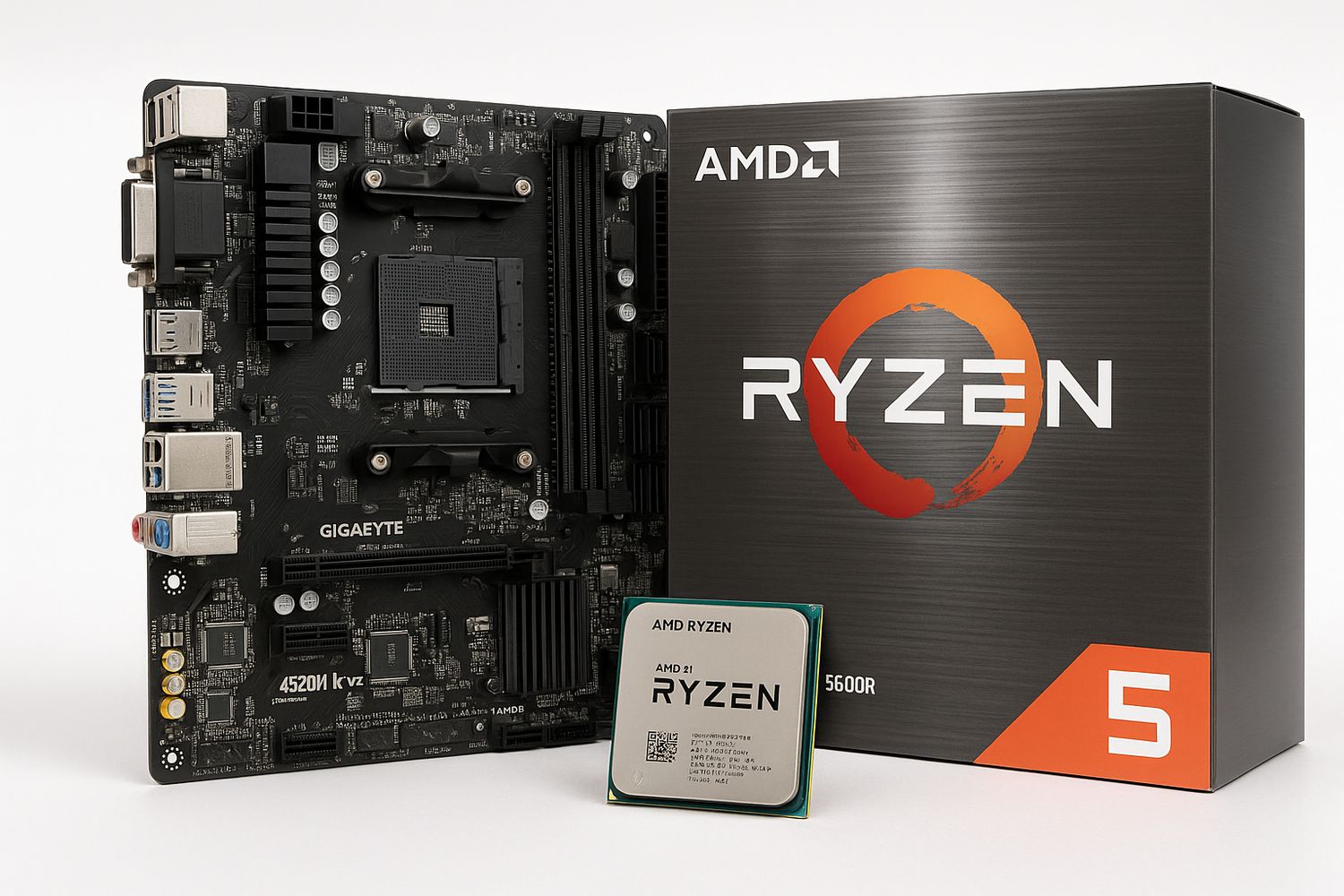 AMD Ryzen 5 5600 + GIGABYTE A520M-K V2 Combo