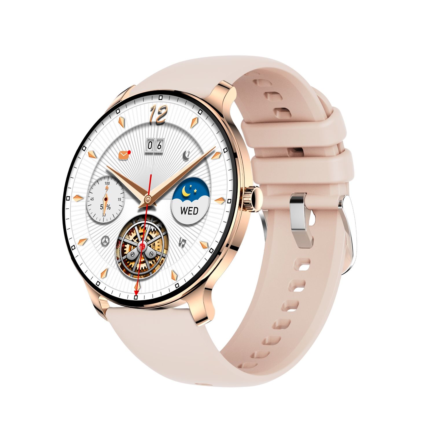 Ultra Slim 1.43&quot; AMOLED Smartwatch for Men &amp; Women – Fitness Tracker, Waterproof Outdoor Watch for Android &amp; iOS