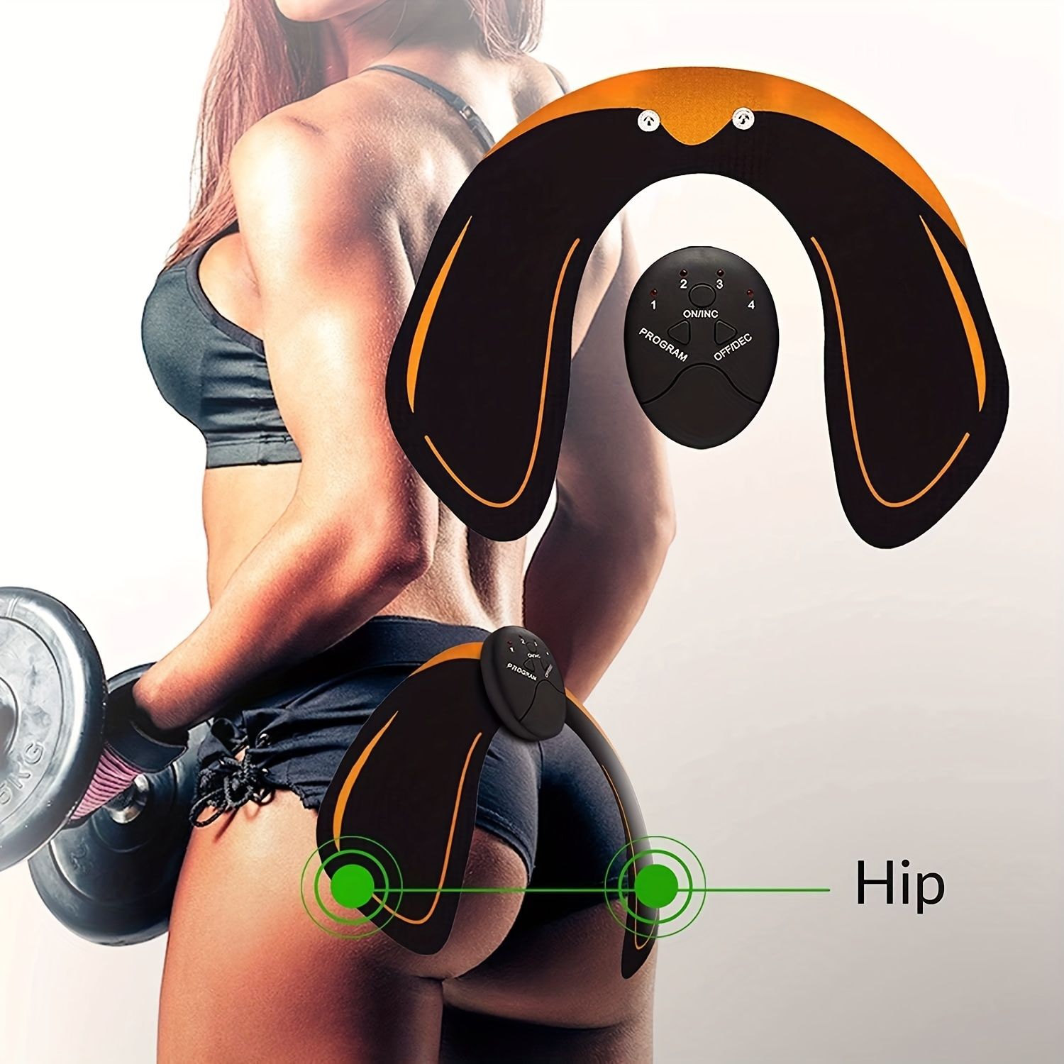 Smart Hip Trainer &amp; Buttock Lifting Massage Device – U-Shape Fitness Gear for Home &amp; Office Workouts, Portable Toning Gift for Women