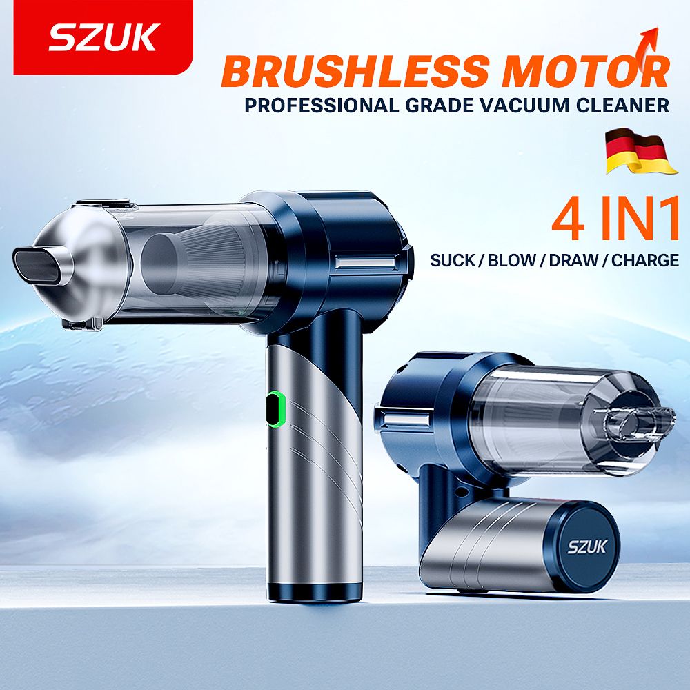 SZUK Car Vacuum Cleaner Portable Handheld Mini Vacuum Cleaner Foldable Strong Suction Powerful Wireless Cleaner Cleaning Machine