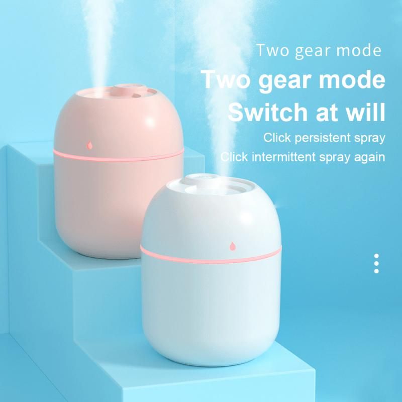220ML USB Air Humidifier Portable LED Lamp Mini Atomization Diffuser Car Purifier Aroma Anion Mist Maker With LED Night Light