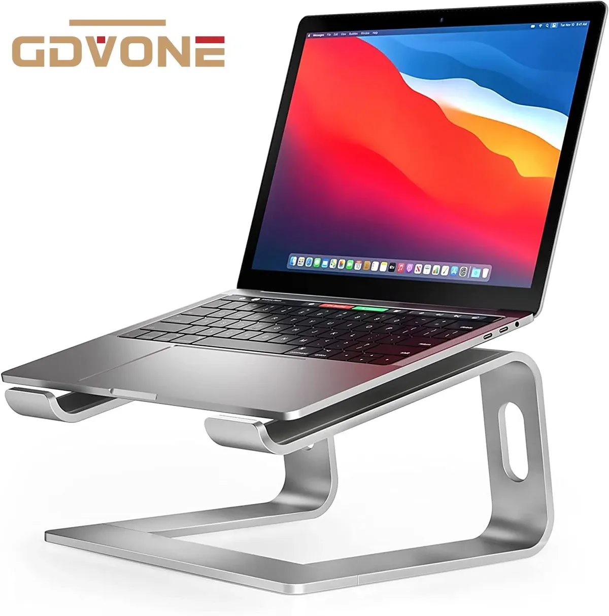 Laptop Stand Ergonomic Aluminum Computer Stand Detachable Laptop Riser Notebook Holder Stand Compatible with MacBook Air Pro