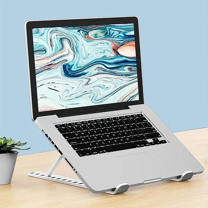 Universal Laptop Stand Adjustable Notebook Holder For Macbook Non-slip Foldable Cooling Base Bracket For Laptop/Tablet/phone
