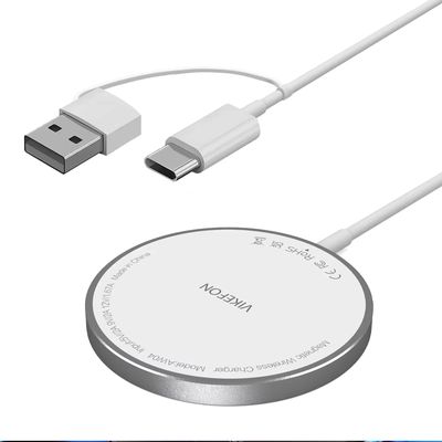 100W Magnetic Wireless Charging Pad – USB &amp; Type-C Fast Charger Dock for MagSafe iPhone 16/15/14/13/12 Pro Max
