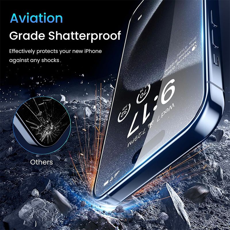 1–2Pcs Full-Cover Privacy Tempered Glass Screen Protector – Anti-Spy Shield for iPhone 16/15/14/13/11/X/XS/XR/Pro Max Models
