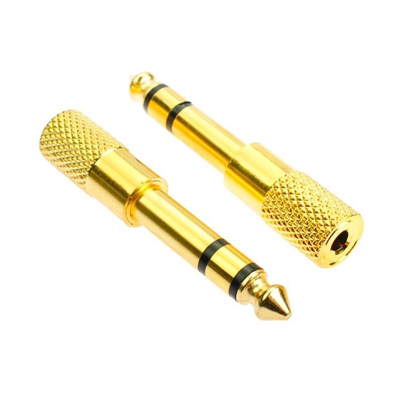 10-Pack RCA Female to 6.35mm (1/4&quot;) Mono Male Audio Adapter Connectors – Durable Plug for Amplifiers, Mixers &amp; Instruments