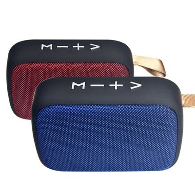 Fabric Speaker Bluetooth Wireless Connection Portable Outdoor Sports Audio Stereo Support Tf Card Mobile Phone Universal