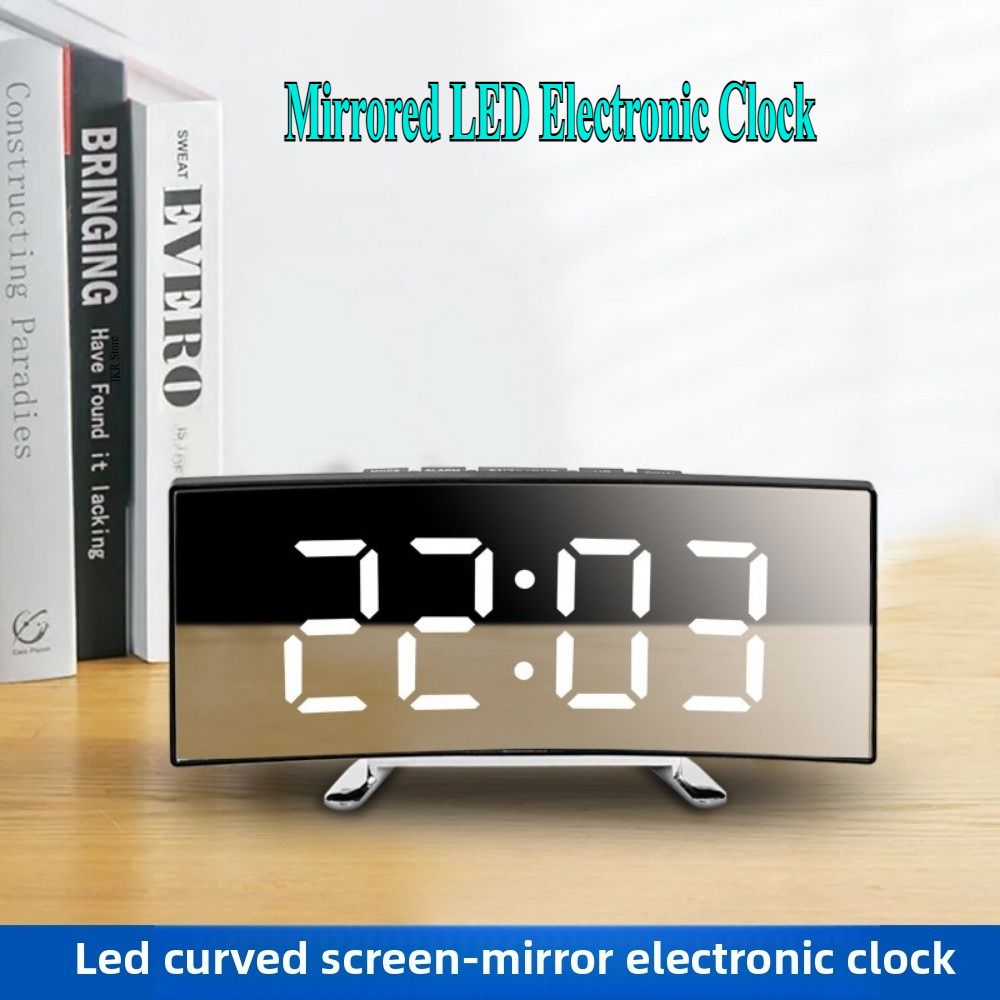 Digital Alarm Clock Led Electronic Electronics Smart Life Desk Decorations Table Bedside Child Bedroom Light Dawn Desktop Clocks
