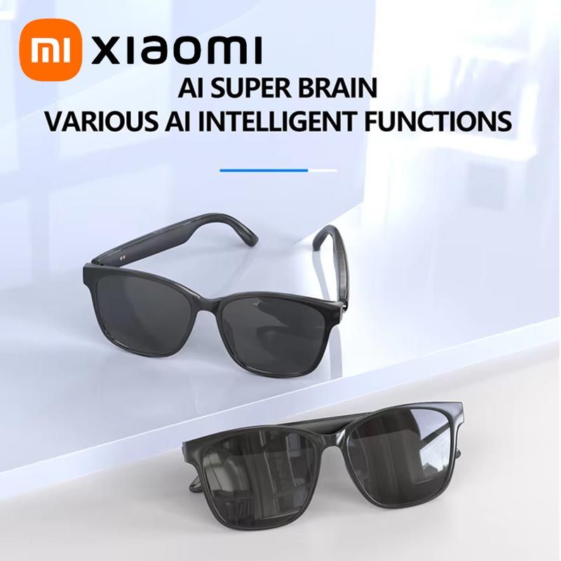 Xiaomi HY-C8 AI Smart Glasses Wireless Bluetooth Sunglasses Intelligent Realtime Language Translator Bluetooth Meeting Headphone
