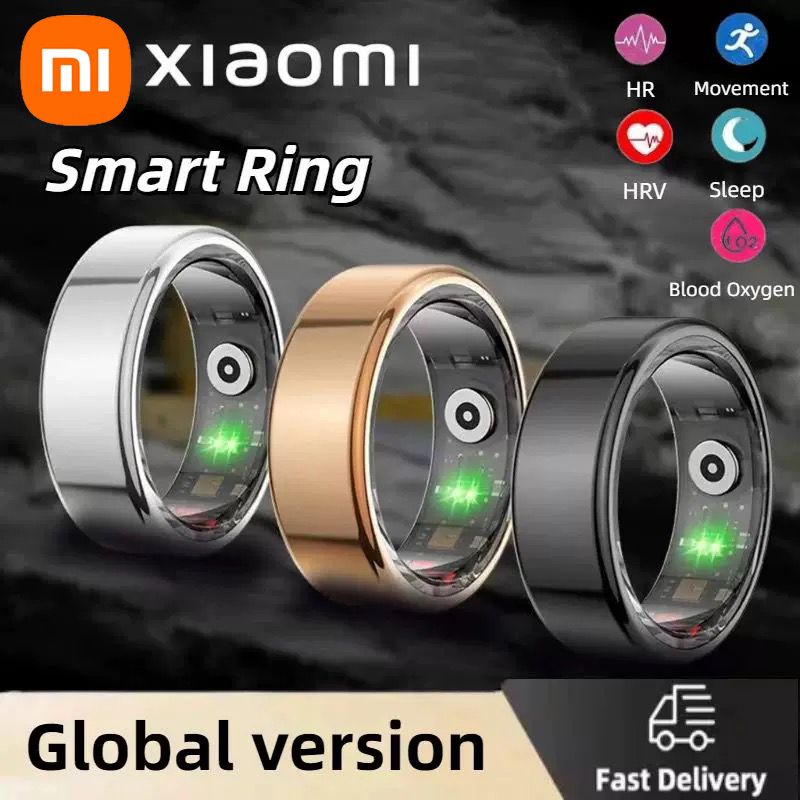 Xiaomi Smart Ring Bluetooth Heart Rate Blood Health Monitor Oxygen Sleep Body Temperature Gesture Control Waterproof Sport 2025