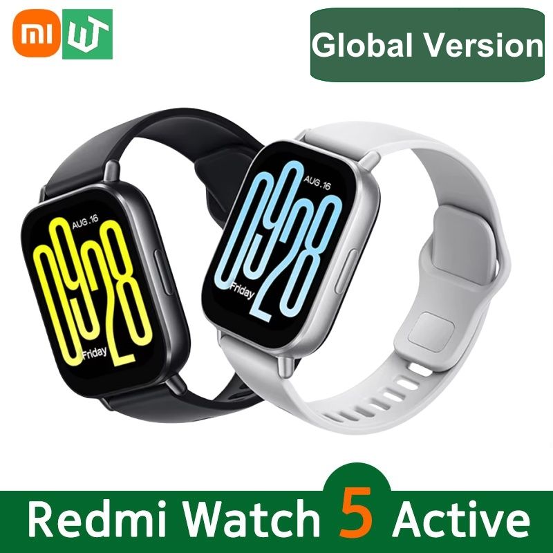 Global Version Xiaomi Redmi Watch 5 Active 2&#39;&#39; Display Up to 18 days of battery life 140+ Workout Modes Bluetooth Calling 5ATM