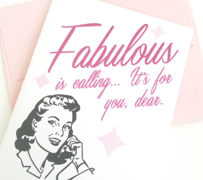 Card -  Fabulous is Calling