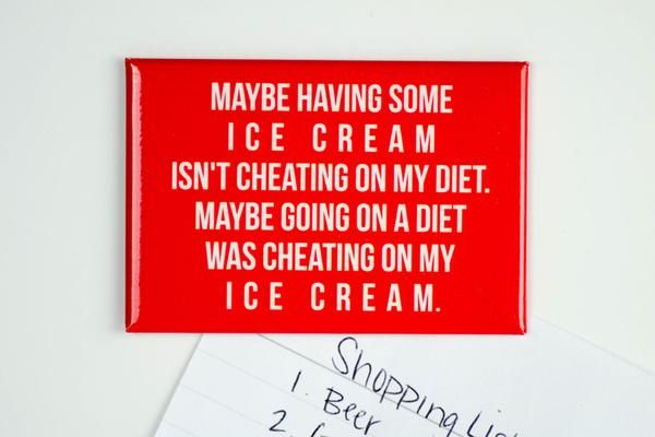 Cheating On Your Ice Cream...Magnet