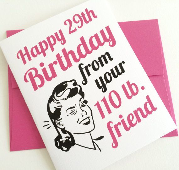 Card-  29th Birthday